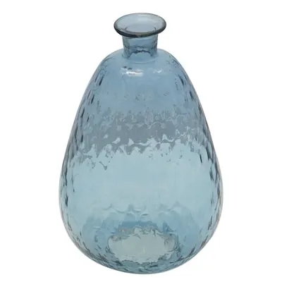 allen + roth Blue Ceramic Modern Urn