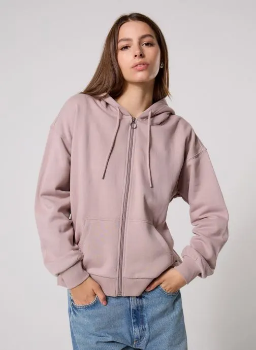 Sweaters met rits MZIPP sweatshirt 2 dames bruin