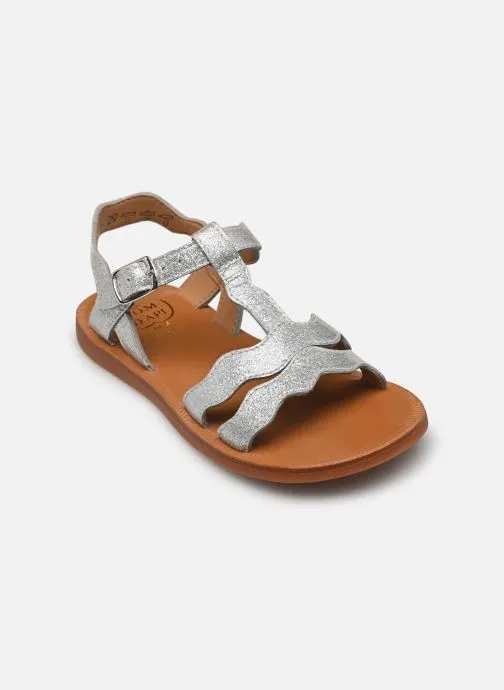 Sandalen Plagette Frizz meisjes zilver