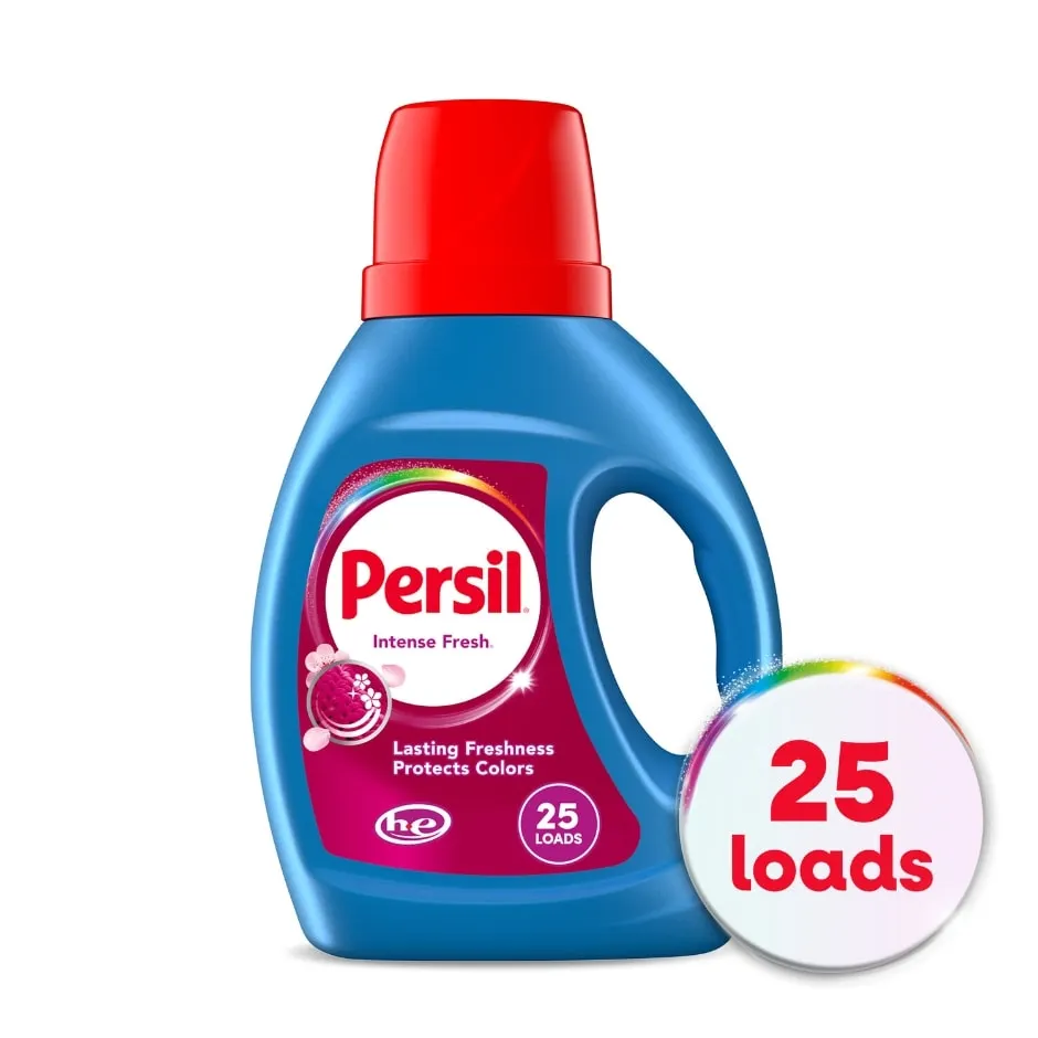 Persil Intense Fresh Everyday Clean Liquid Laundry Detergent, 34 fl oz, 25 loads