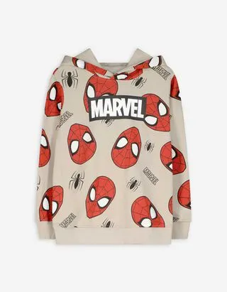 Felpa con cappuccio - Marvel - beige