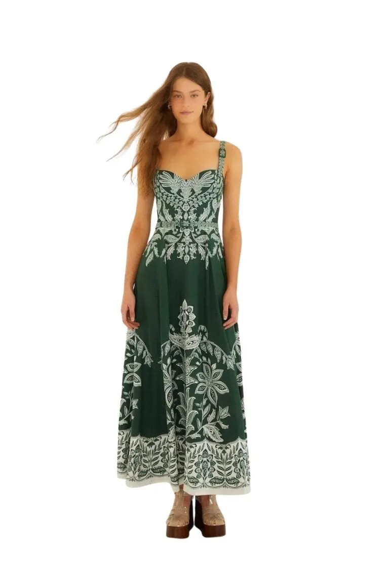 Miranda Buckles Maxi Dress - Grønn