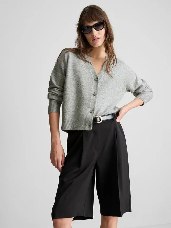 Gilet boyfriend en mélange de laine