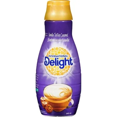 Vanilla Toffee Caramel Coffee Creamer, 63 Servings