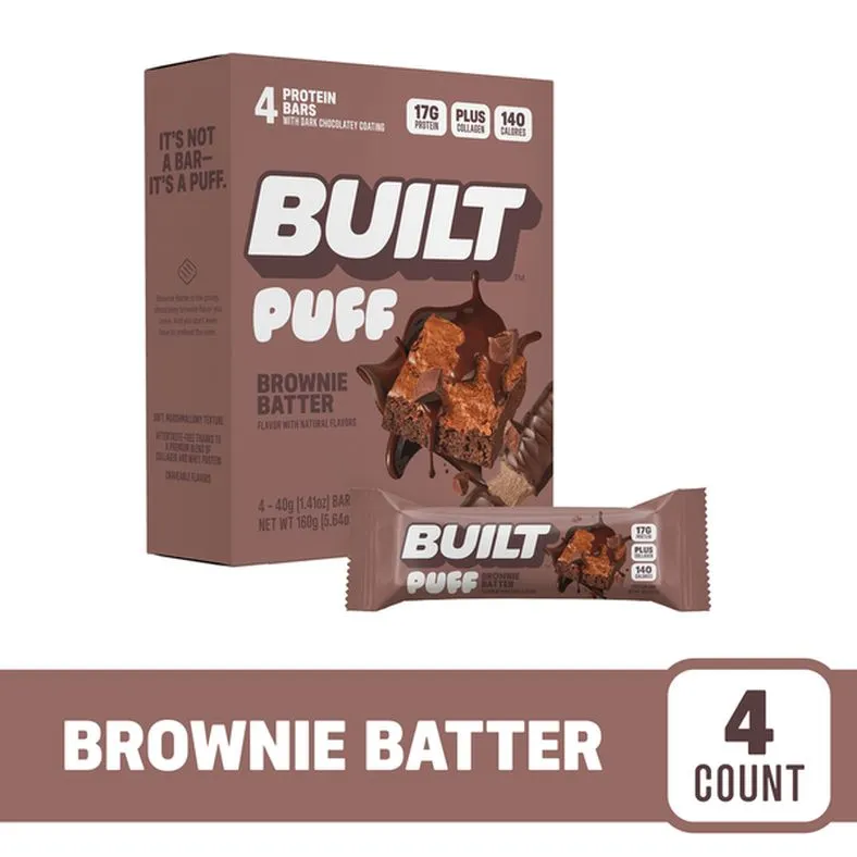 Built Bars Brownie Batter Built Bar