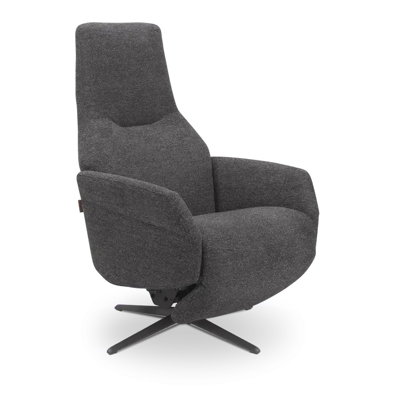 Relaxfauteuil Opera - handmatig - stof Sneak Antraciet