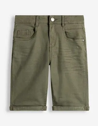 Bermuda - Percentuale di tessuto elasticizzato - verde scuro