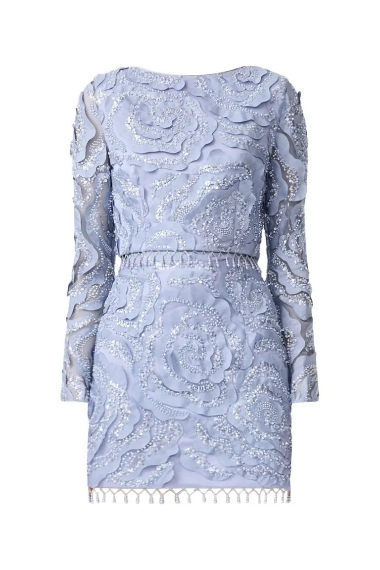 Elisa Top & Skirt Set - Blå
