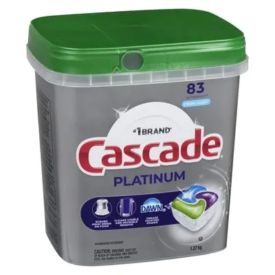 Platinum Dishwasher Pods, Dishwasher Detergent, Dish Detergent Soap, Fresh, 83 count
