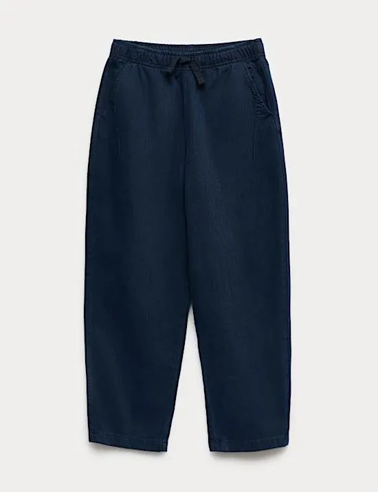 Bequeme, leichte Hose mit hohem Baumwollanteil (6–16 J.)