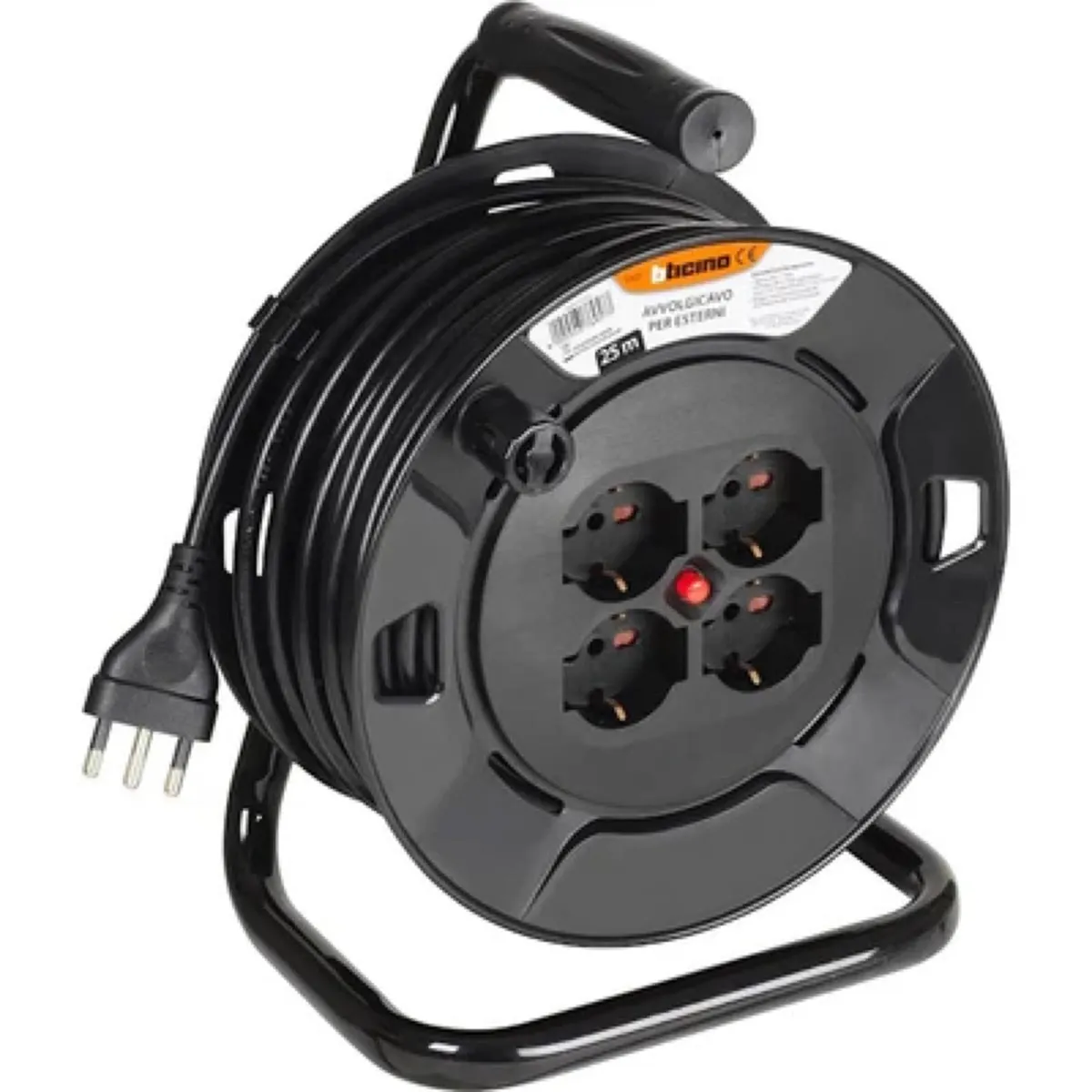 Avvolgicavo Bticino 25m 4 prese