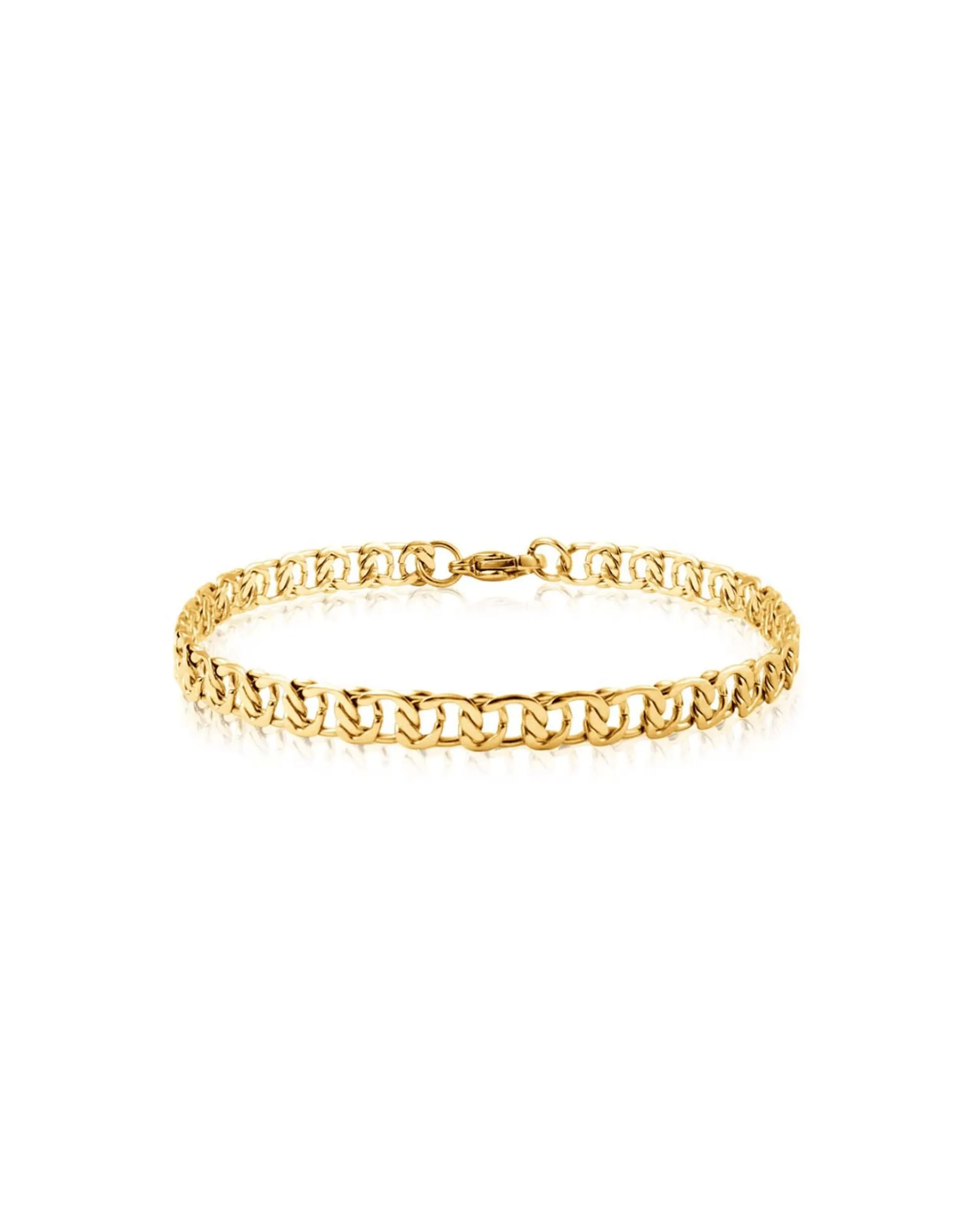 Infinity armbånd i gullfarget stål