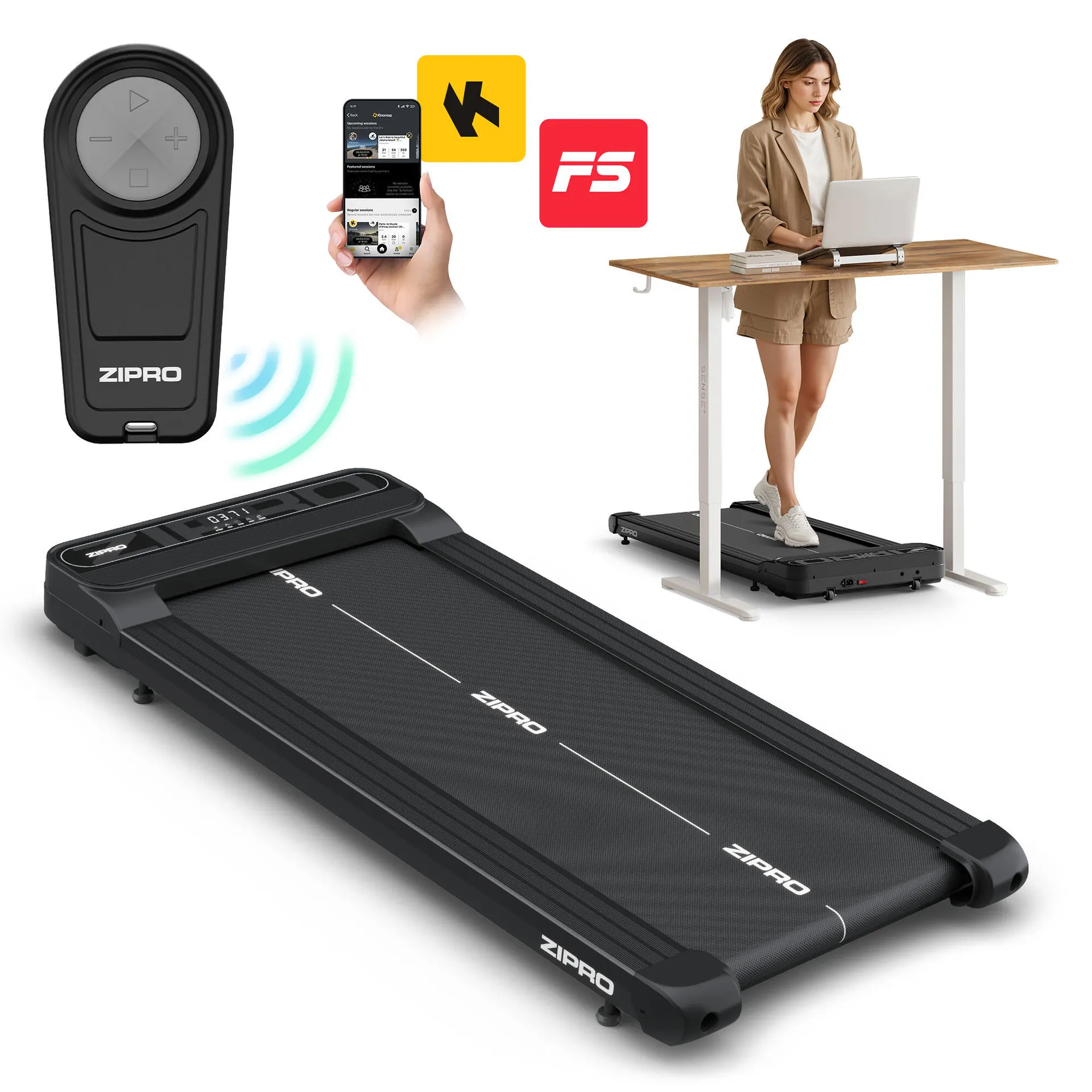 ZIPRO Chodicí pás Catwalk 6 km/h Bluetooth FitShow