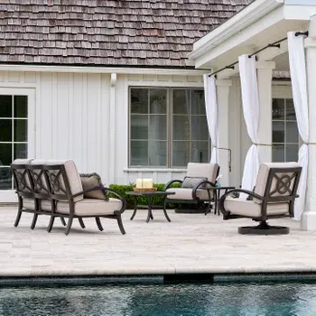 Pompeii 5-piece Outdoor Patio Seating Set