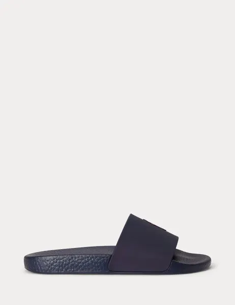 Polo Slide Sandals Navy