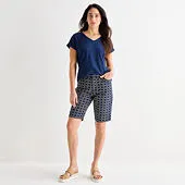 St. John's Bay Womens 11" Bermuda Short