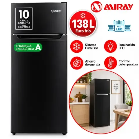 Refrigeradora Miray RM-138H Eurofrío 138L