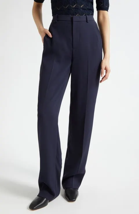 Elsa High Rise Straight Leg Trousers