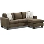 Style Line Audrey Sofa with Chaise - Brown