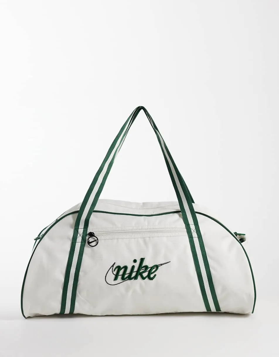 Nike Training Gym Club Retro holdall bag in beige
