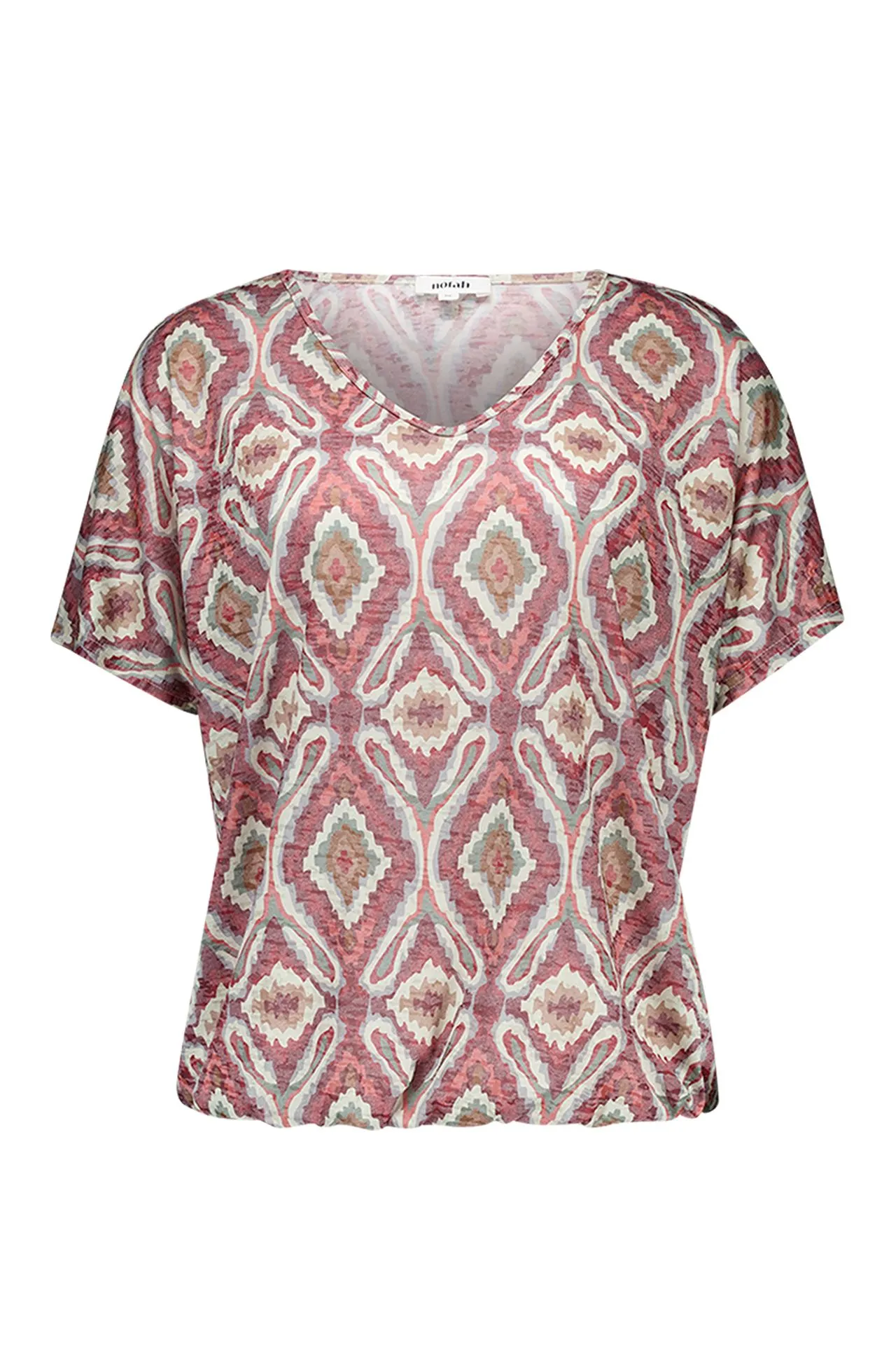 Roze shirt met grafische print