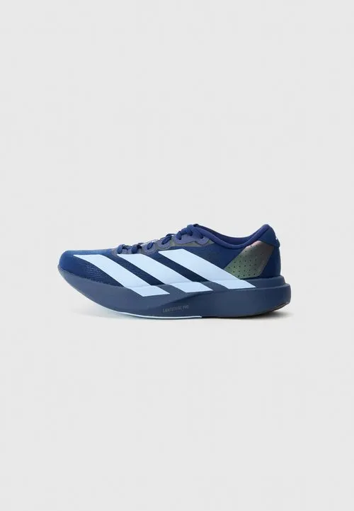 ADIZERO EVO SL J UNISEX - Løpesko for vei - dark blue/glow blue/core black