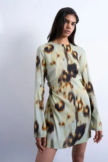 Vestido mini de viscosa