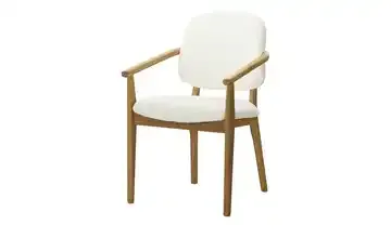 Armlehnstuhl aus Wildeiche massiv Stellan