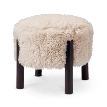 Pouf KEMALA Kunstvacht Beige