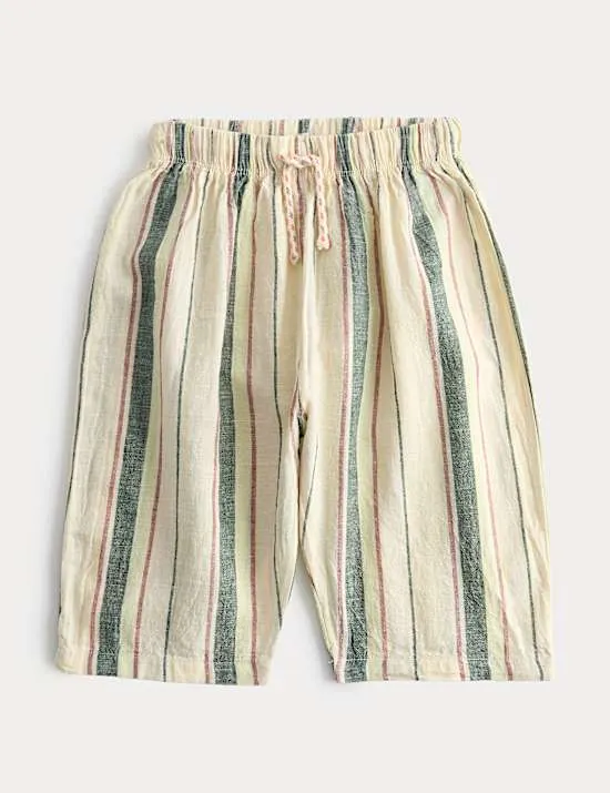 Cotton Rich Striped Trousers (0-5 Yrs)