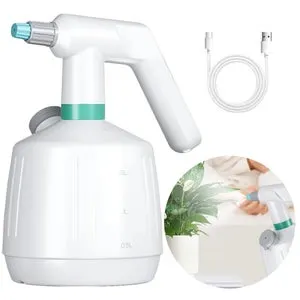 KAKET Flacone spray elettrico,adatto per piante da interno/esterno,annaffiatoio automatico da 2litri,adatto per giardinaggio,fertilizzazione e pulizia