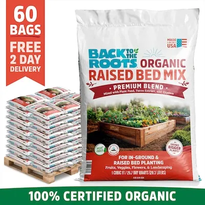 Organic 1.5 Cubic feet All-purpose Organic Raised bed soil