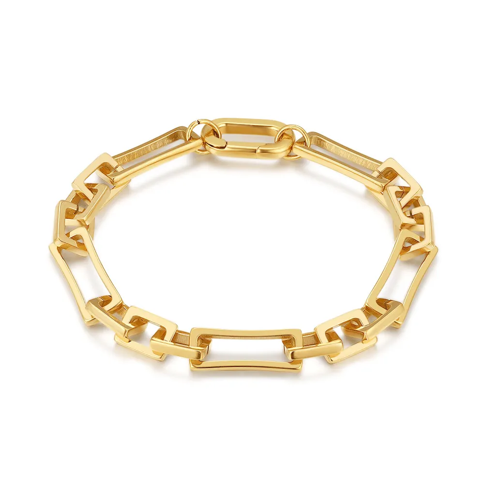 Armband in edelstaal, schakels