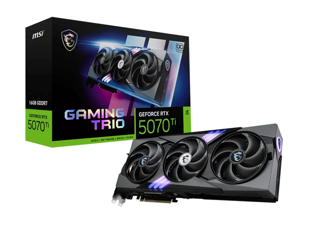 MSI GeForce RTX 5070 Ti 16G GAMING TRIO OC