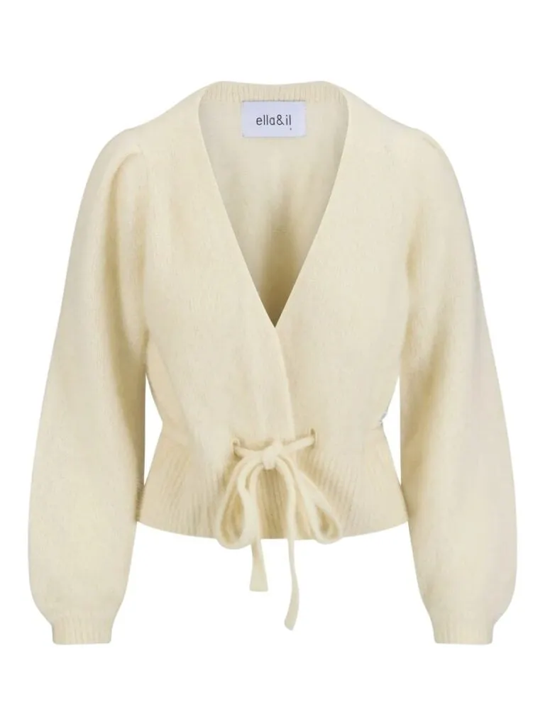 Malin Chunky Cardigan - Hvit