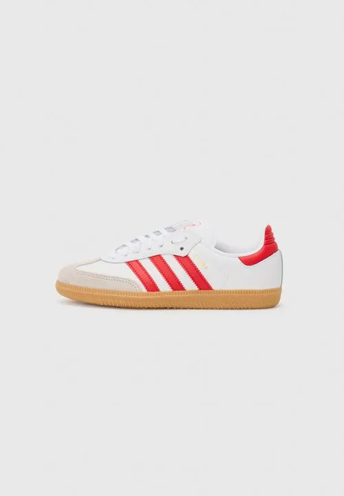 SAMBA OG UNISEX - Joggesko - white/better scarlet/gum