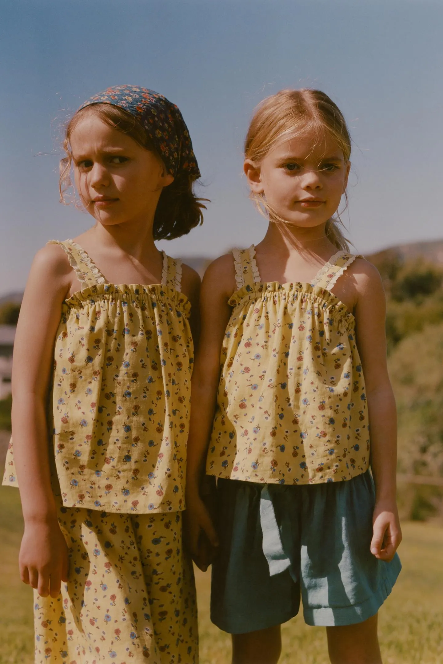 FLORAL PRINT LINEN BLEND TOP