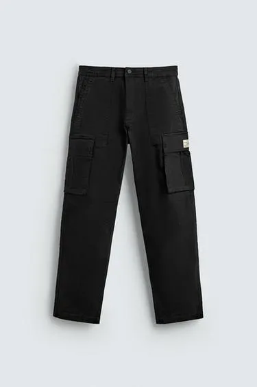 RELAXED FIT CARGO TROUSERS