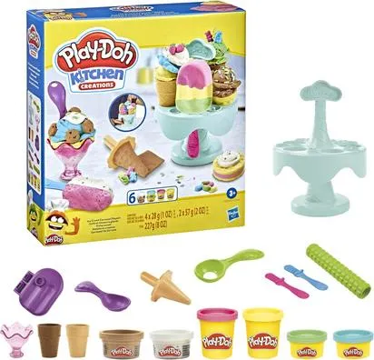 PLAY-DOH KITCHEN CREATIONS - COFFRET DESSERTS GLACES