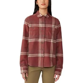 Chemise à manches longues Plusher pour femme