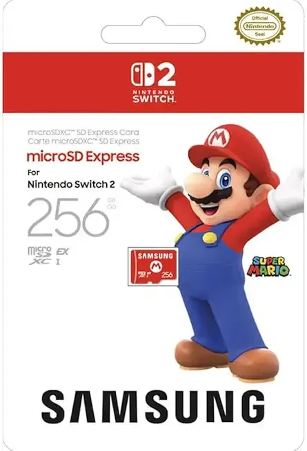 Samsung microSD Express Card – 256GB for Nintendo Switch™ 2