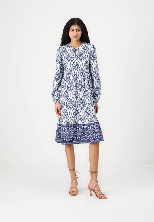 JDYANNA MIDI DRESS - Kjole - cloud dancer/blue