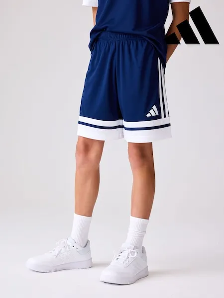 adidas Blue Dark Squadra 25 Kids Shorts