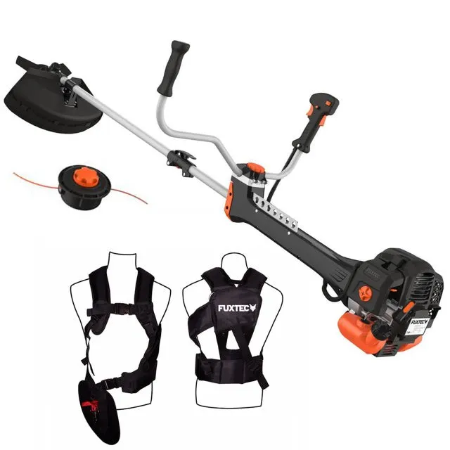Decespugliatore Tagliabordi a scoppio professionale con sistema antivibrazione 52cc FUXTEC PS152