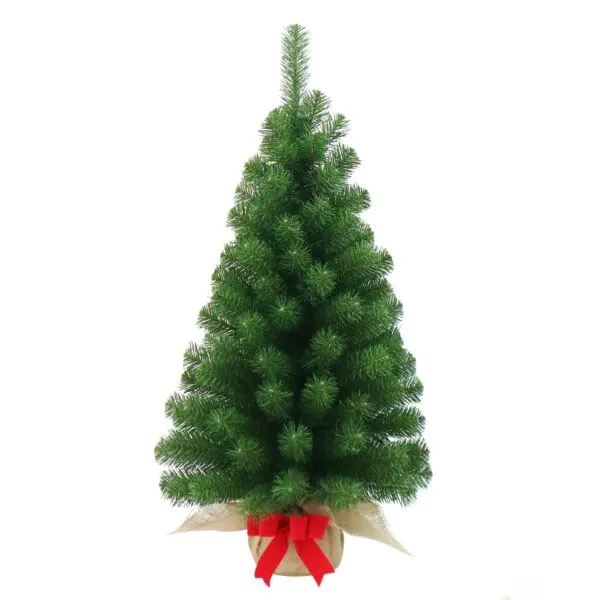 National Tree Company 31NNBB3BP Noble Table Tree Burlap & Red Bow 91 cm
