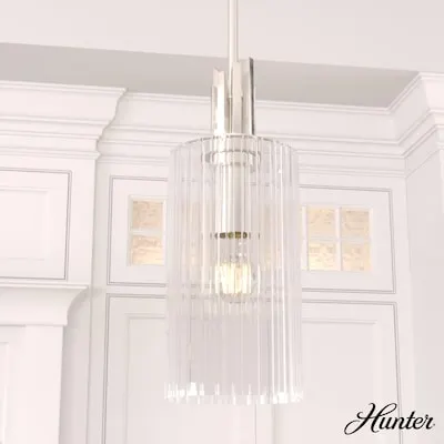 Birk 4 -Light Matte Black Farmhouse Clear glass Linear Large Hanging Kitchen Island Light