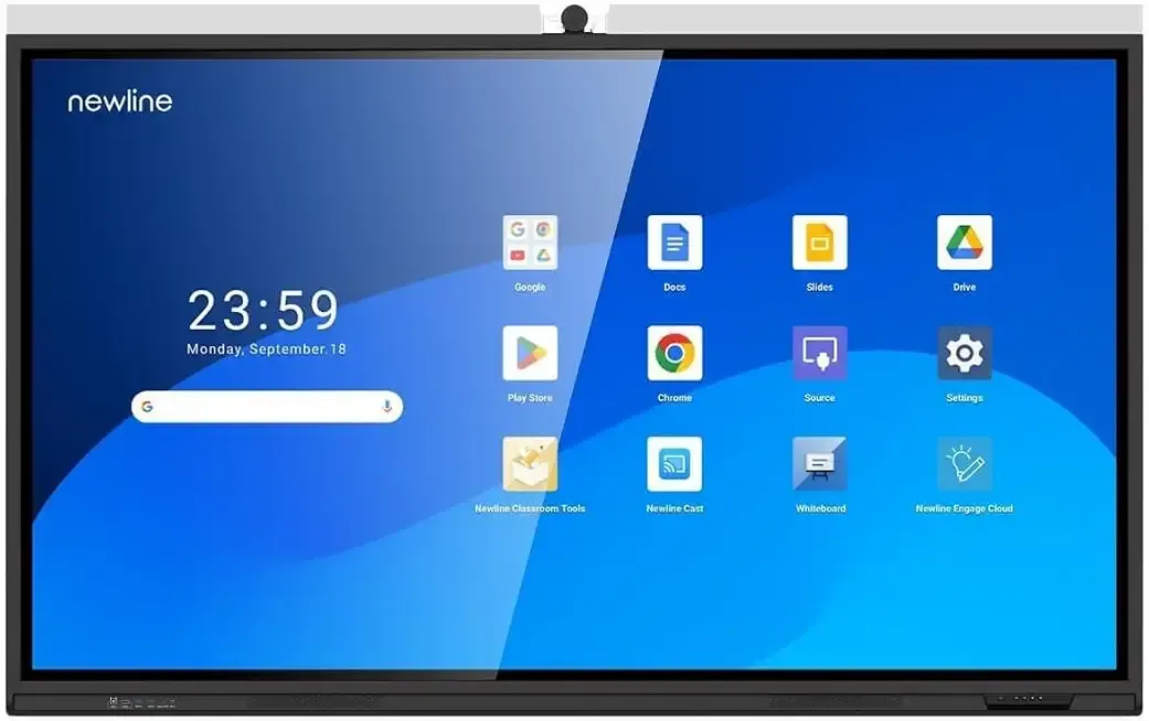 Newlin-e TT-5524ZPRO - 55" Diagonal Class Z Pro Series LED-Backlit LCD Display - Interactive Digital Signage - with Touchscreen (Multi Touch) / 8-Microphone Array - Android - 4K