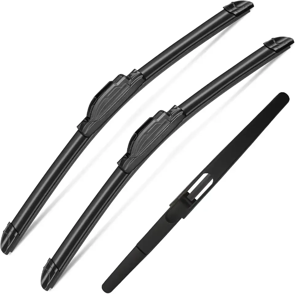3Pcs Wipers Fits Nissan Rogue 2014-2025 Pathfinder 2013-2021 Windshield Wiper Blades | 26"+17"+ 12", OEM Replacement,All-Season Durability,Quiet,Streak-Free & Easy Install