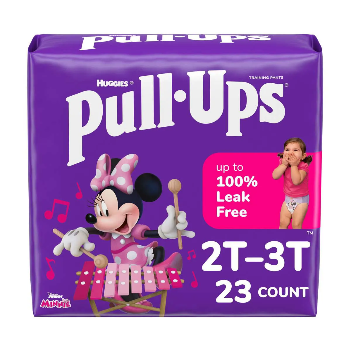 Pull-Ups Girls' Potty Training Pants, 2T-3T (16-34 lbs), 23 ct