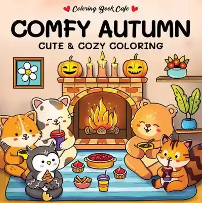 Comfy autumn - Cute & Cosy coloring